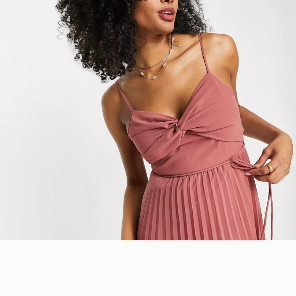 ASOS Pink Midi Dress